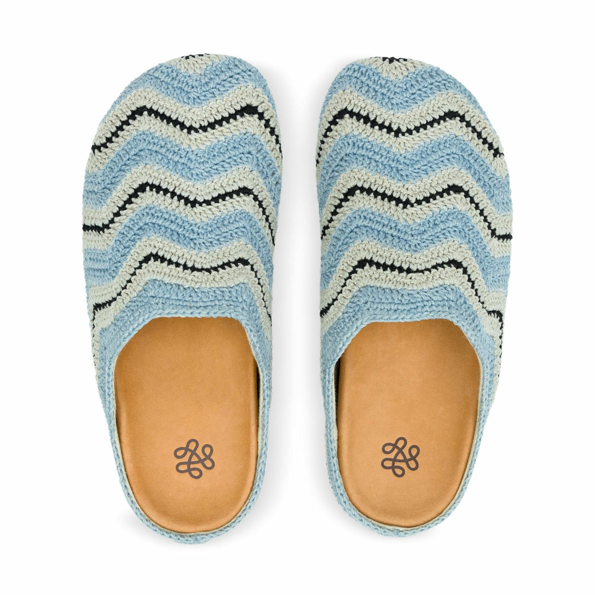 Dream Blue Ripple,6,Hand Crochet