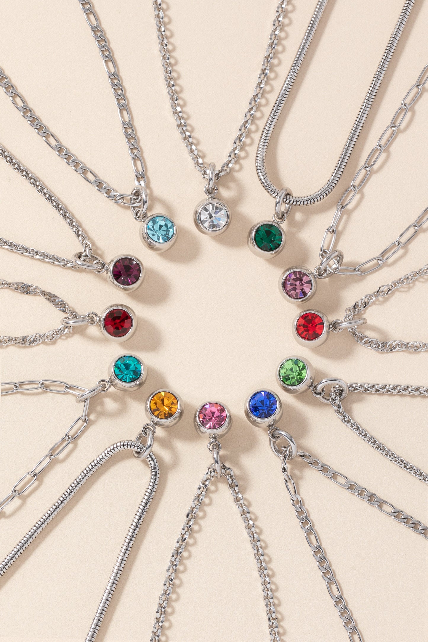 June Birthstone Interchangeable Charm Stainless Steel Gold