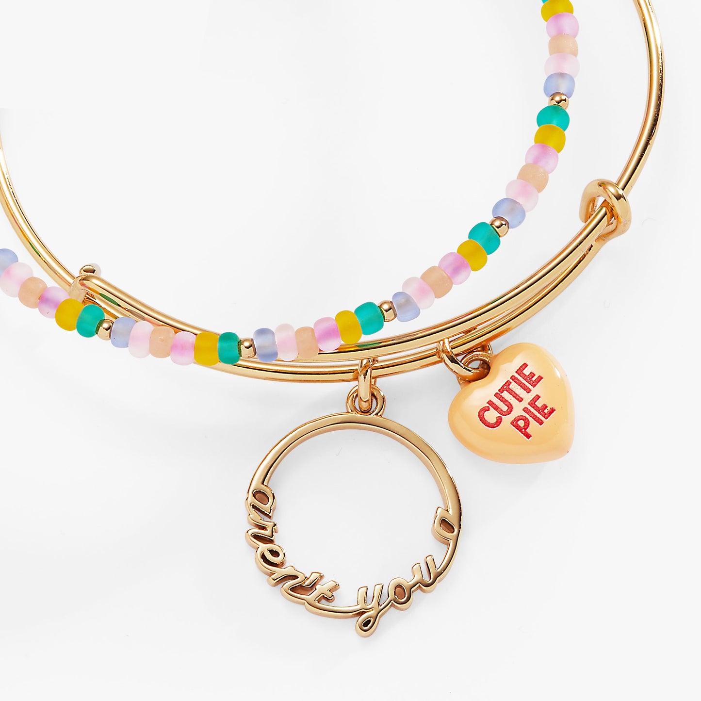 Sweet Hearts EWB-beaded 2 set cutie pie Gold