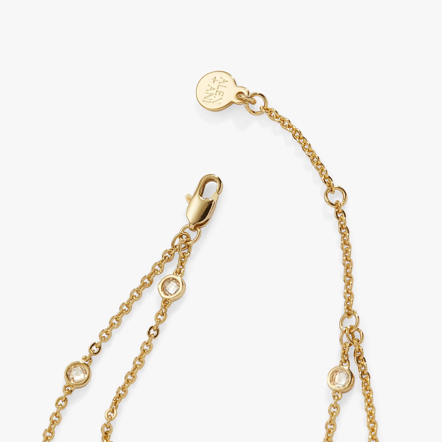 Sister Infinity Chain Double Strand Bracelet Silver