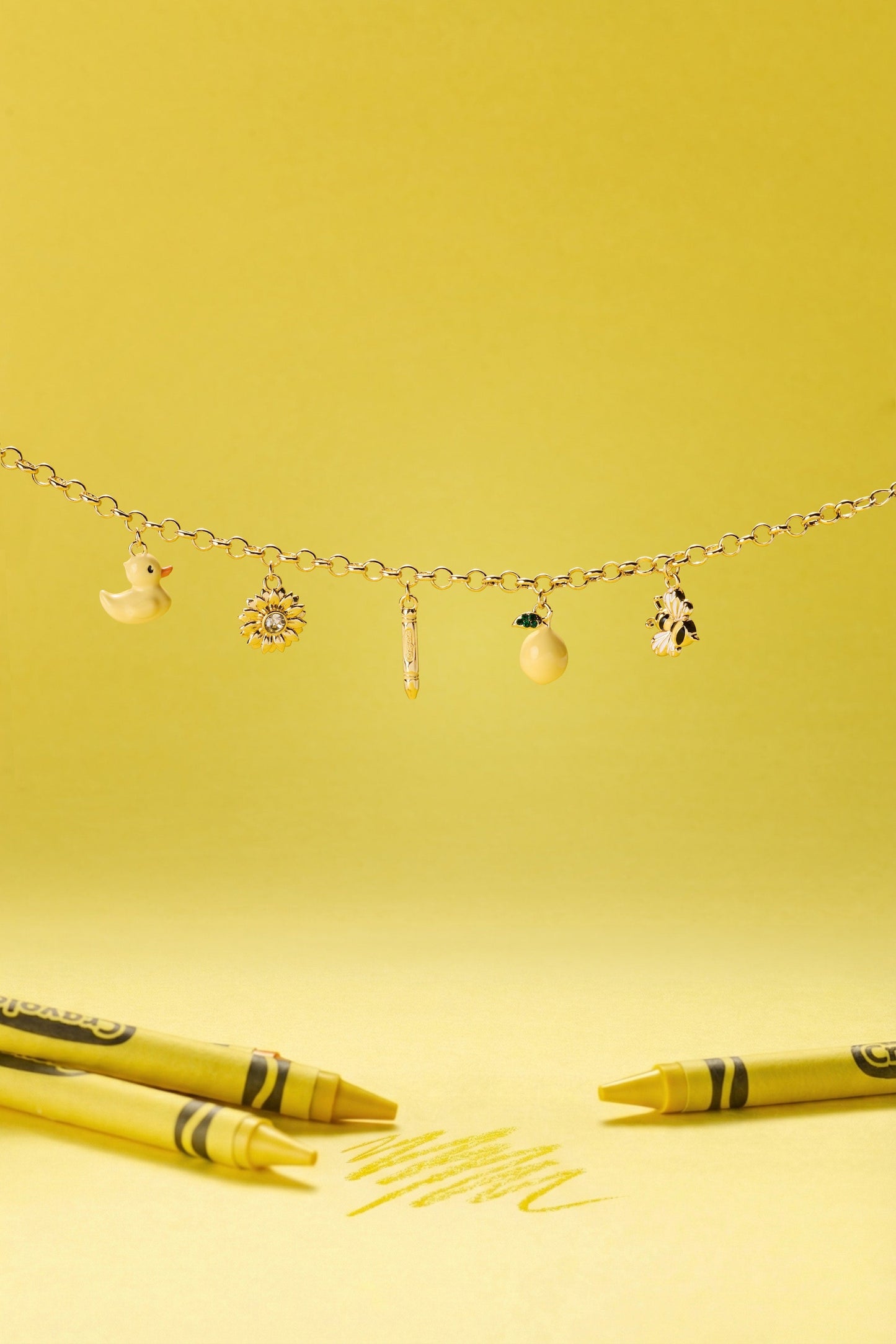 Crayola Sunglow Charm Bracelet Silver