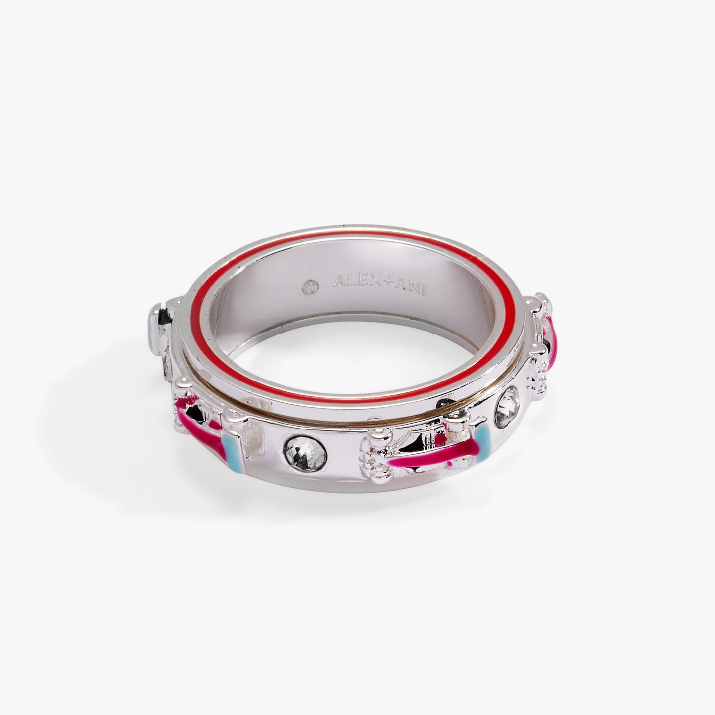 Hot Wheels™ Fidget Ring Silver