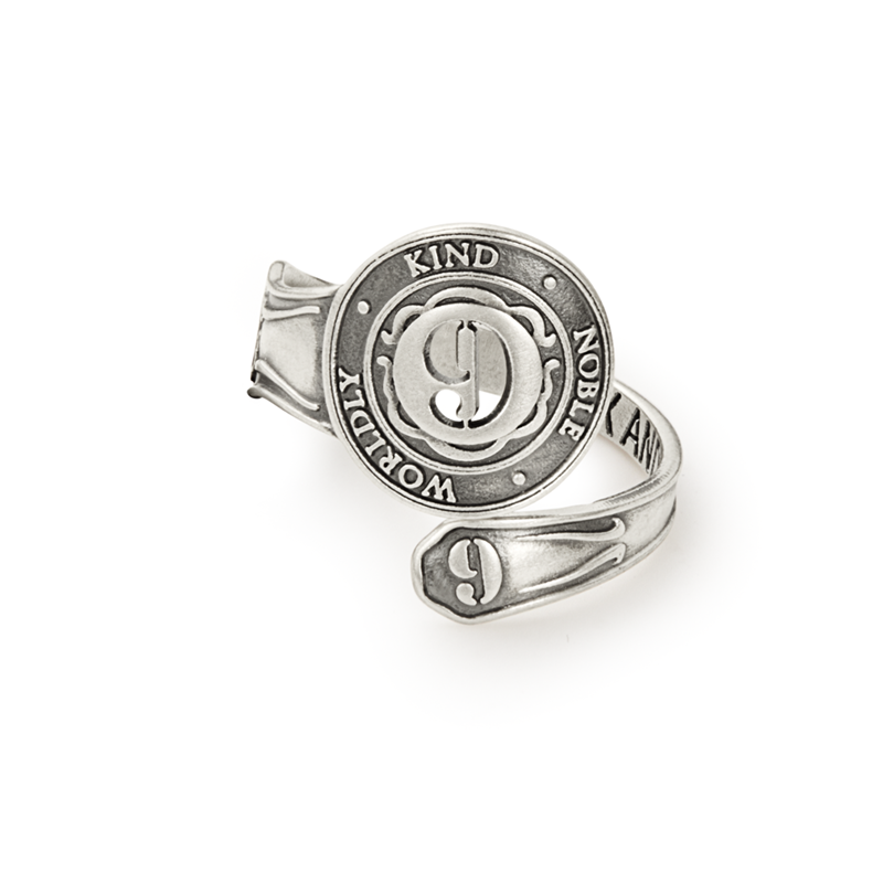 Number 9 Spoon Ring - Alex and Ani Sterling Silver