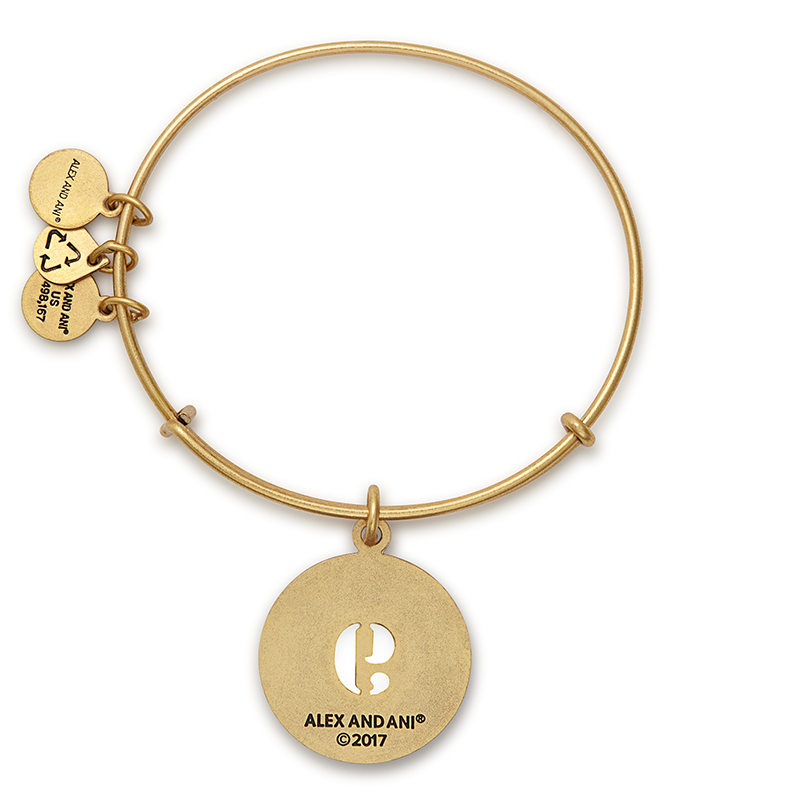 Number 9 Charm Bangle Bracelet Rafaelian Gold