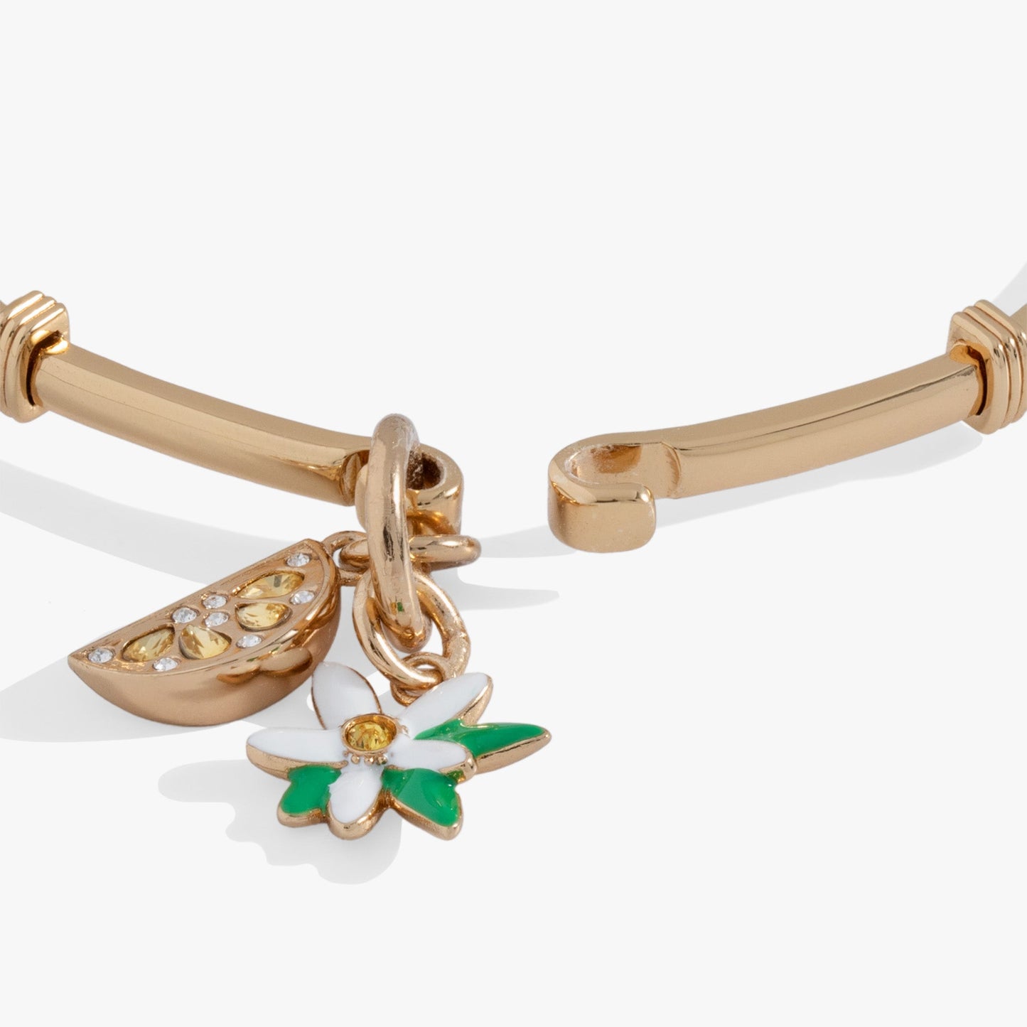 Lemon Tension Bangle Gold