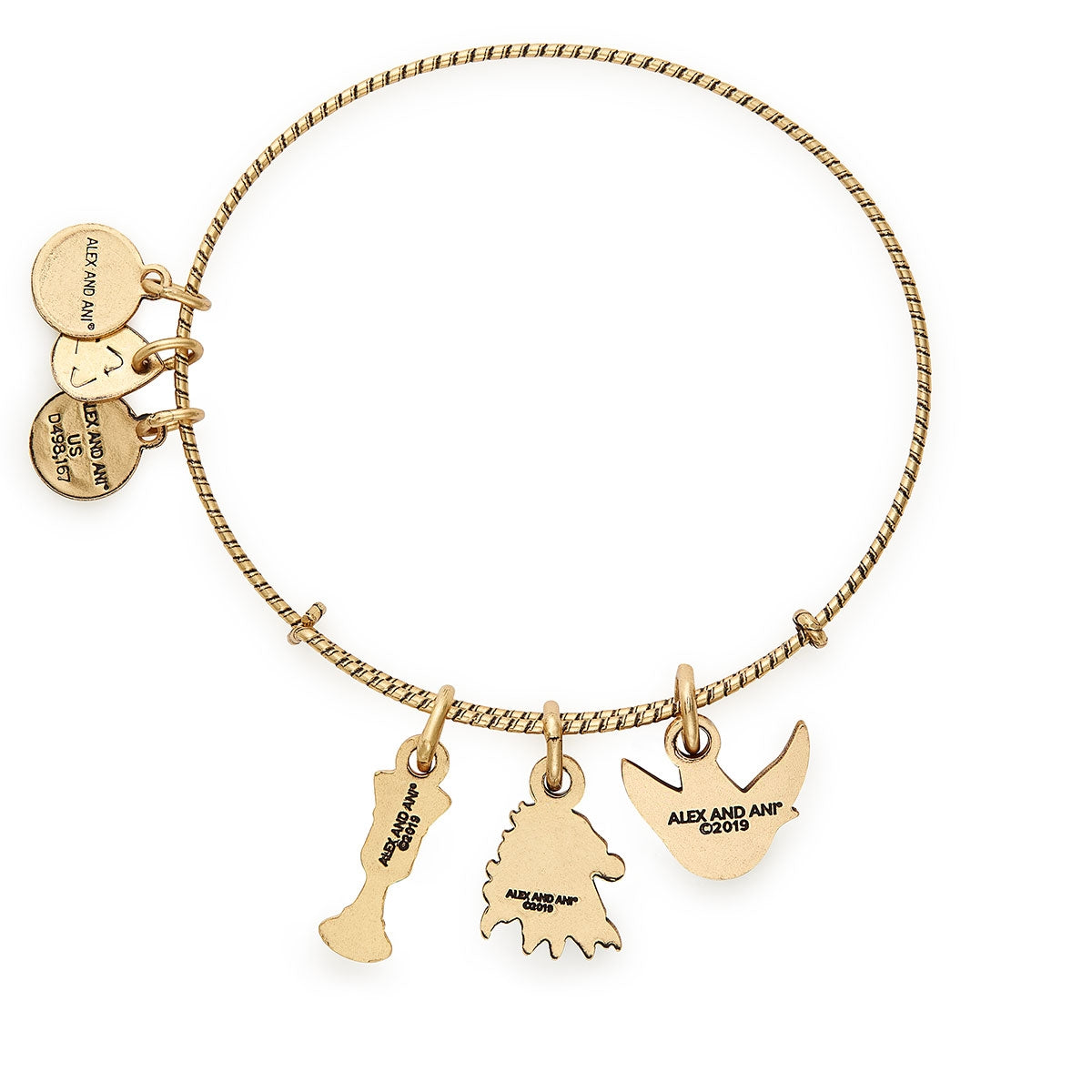 Game of Thrones™ House Lannister Charm Bangle - Alex and Ani Rafaelian Gold