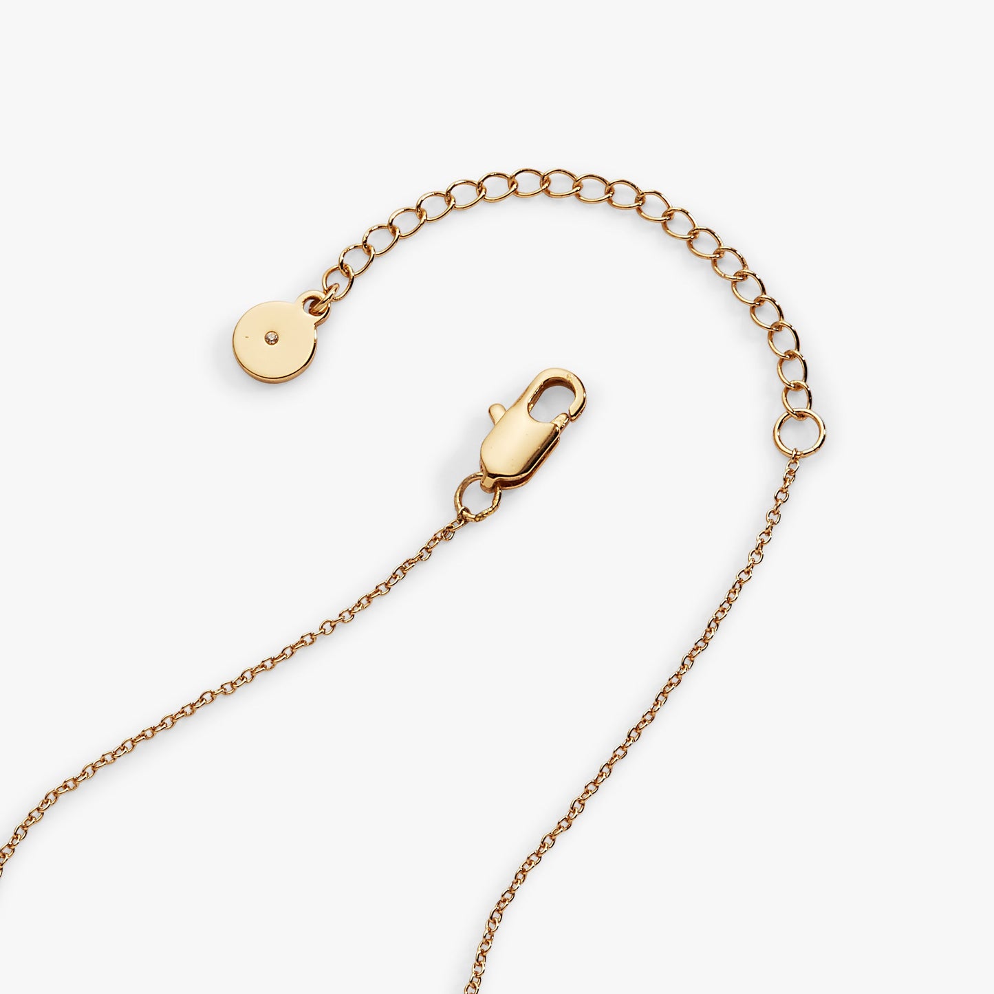 Mixed Woodland Pendant Necklace Gold