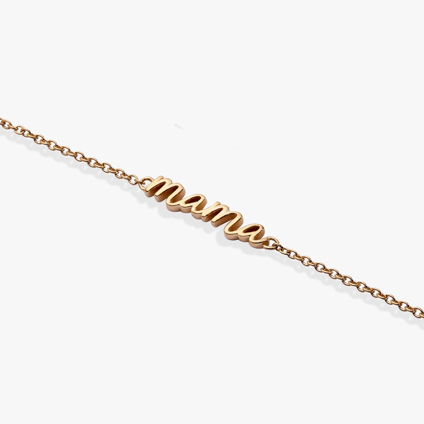 “Mama” Strand Stainless Steel Gold