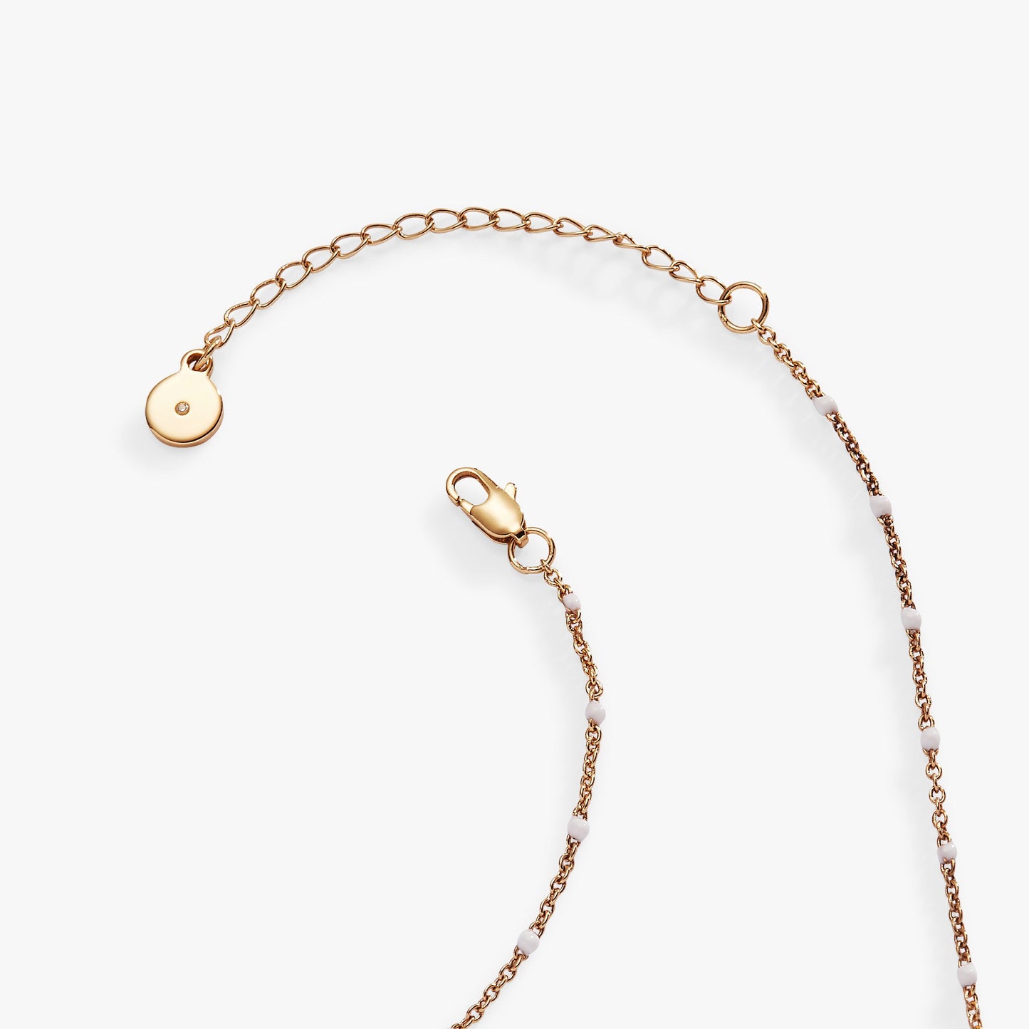 Snowwoman Necklace Shiny Gold