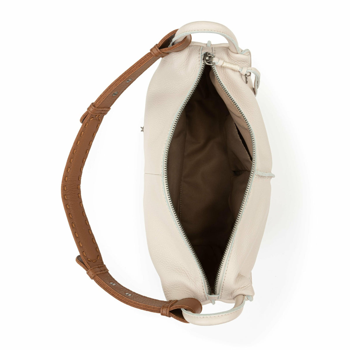 The Sak Los Feliz Hobo Bag in Stone Leather