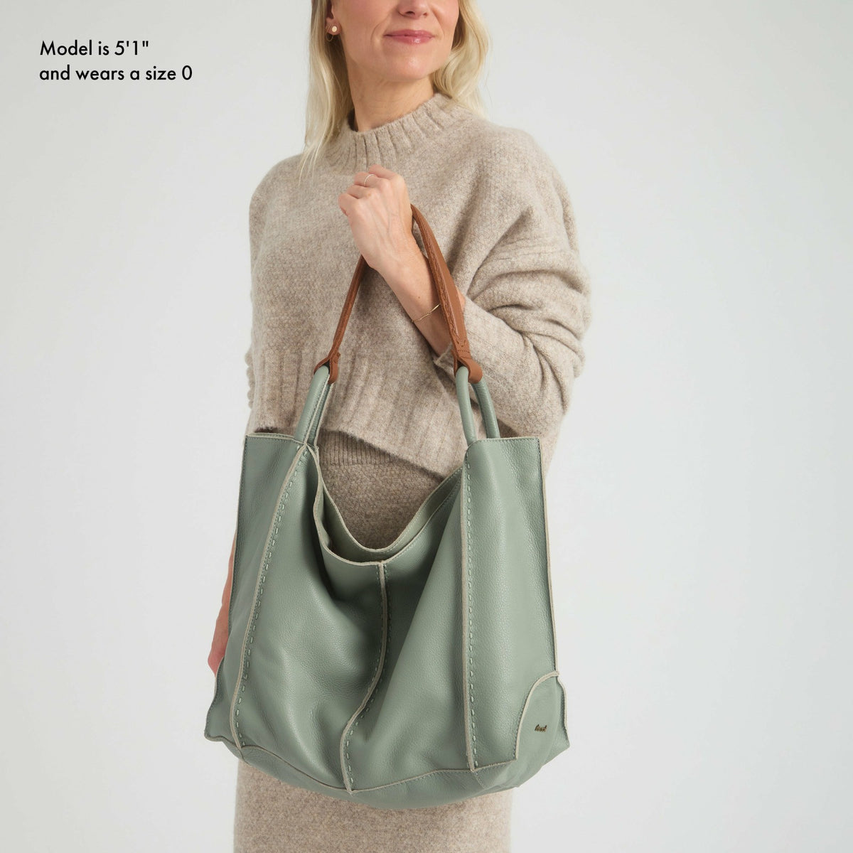 The Sak Los Feliz Large Tote Bag in Meadow Leather