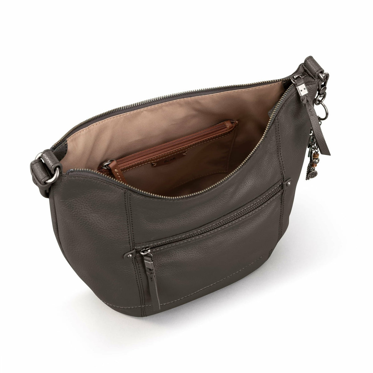 The Sak Sequoia Hobo Bag in Slate Leather