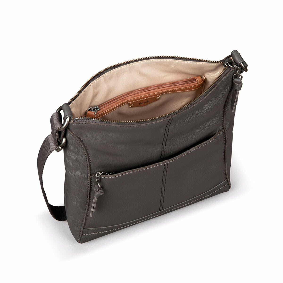 The Sak Lucia Crossbody Bag in Slate Leather
