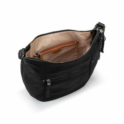 The Sak Sequoia Hobo Bag in Black Leather