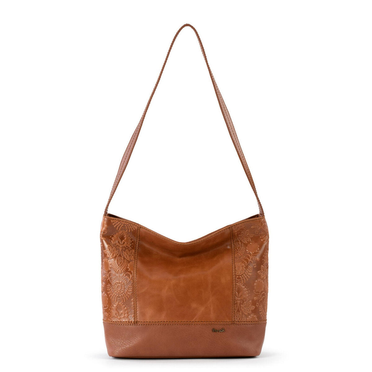 Tobacco Floral Embossed,Leather