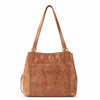 Tobacco Floral Embossed