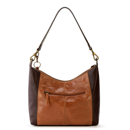 The Sak Alameda Hobo Bag in Tobacco Snake Multi Leather