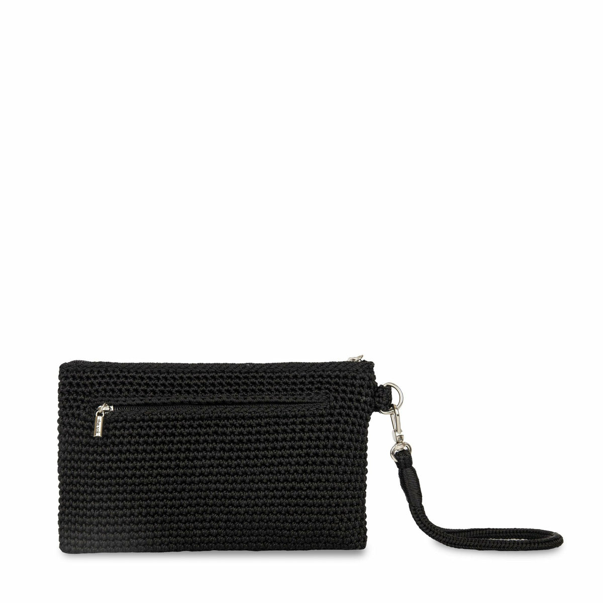 The Sak Vita Wristlet in Black Crochet
