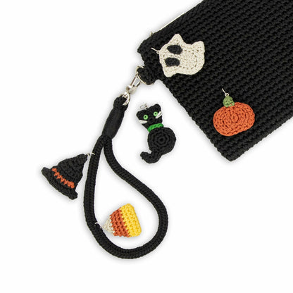 The Sak Vita Wristlet in Black Crochet