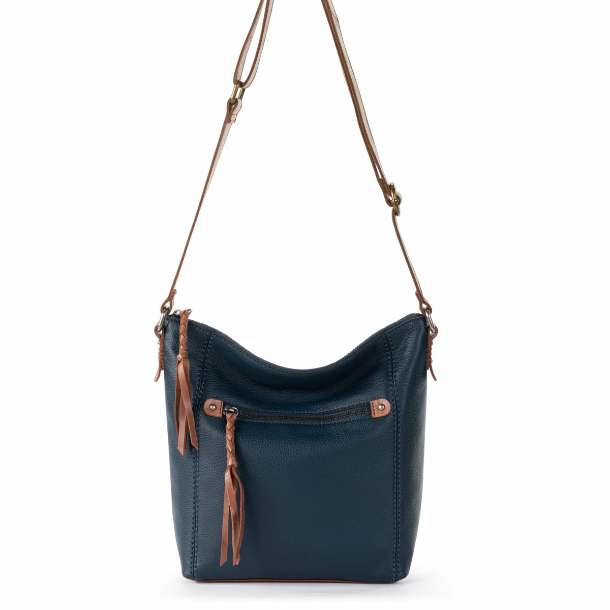 The Sak Ashland Crossbody Bag in Indigo Leather
