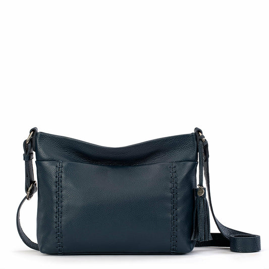 The Sak Melrose Crossbody Bag in Indigo Leather