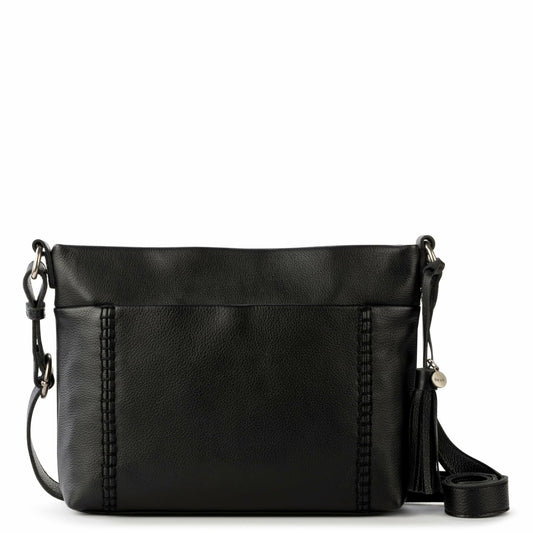 The Sak Melrose Crossbody Bag in Black Leather