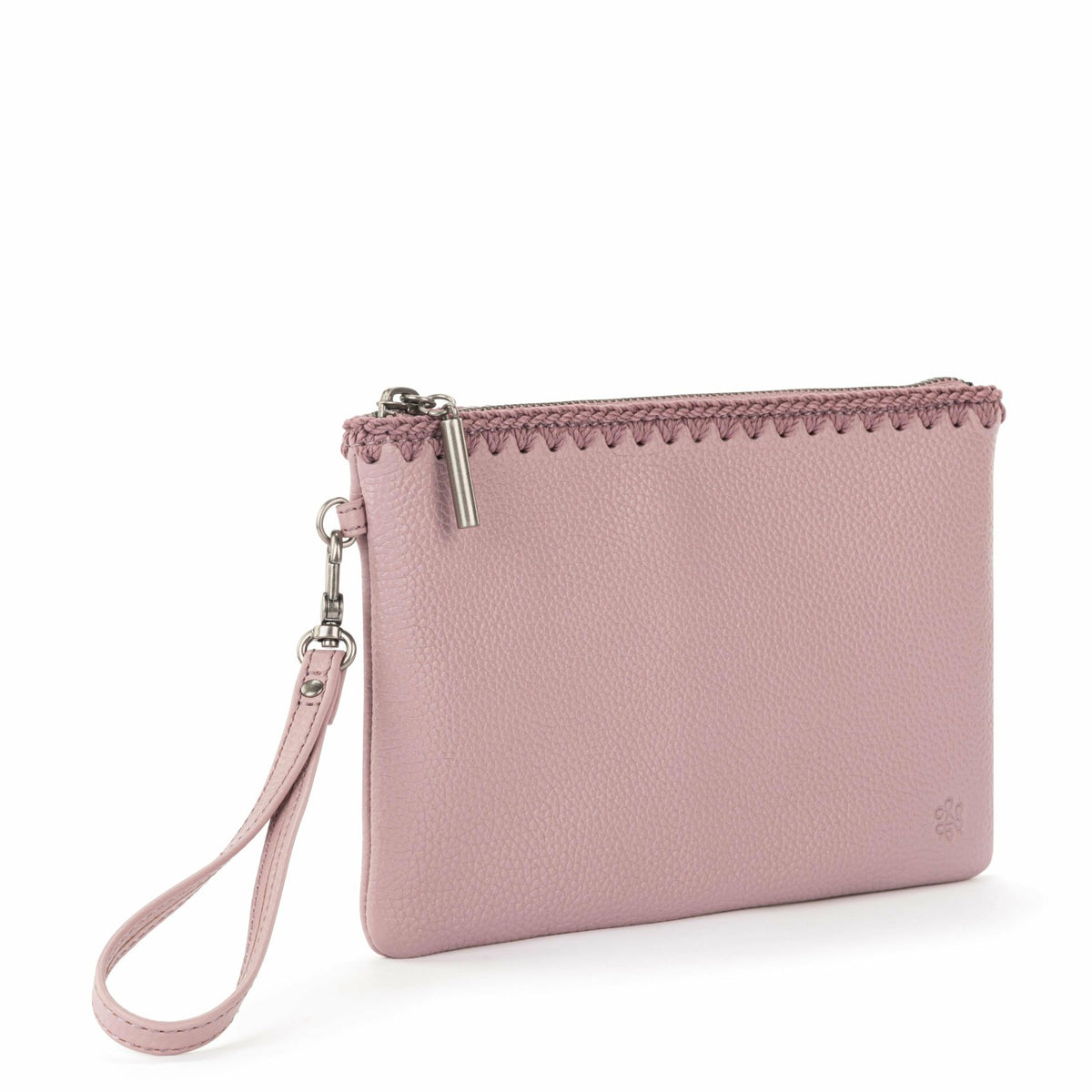 The Sak Vita Wristlet in Rosewood Leather