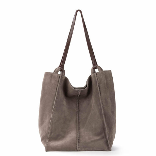 The Sak Los Feliz Tall Tote Bag in Mushroom Suede