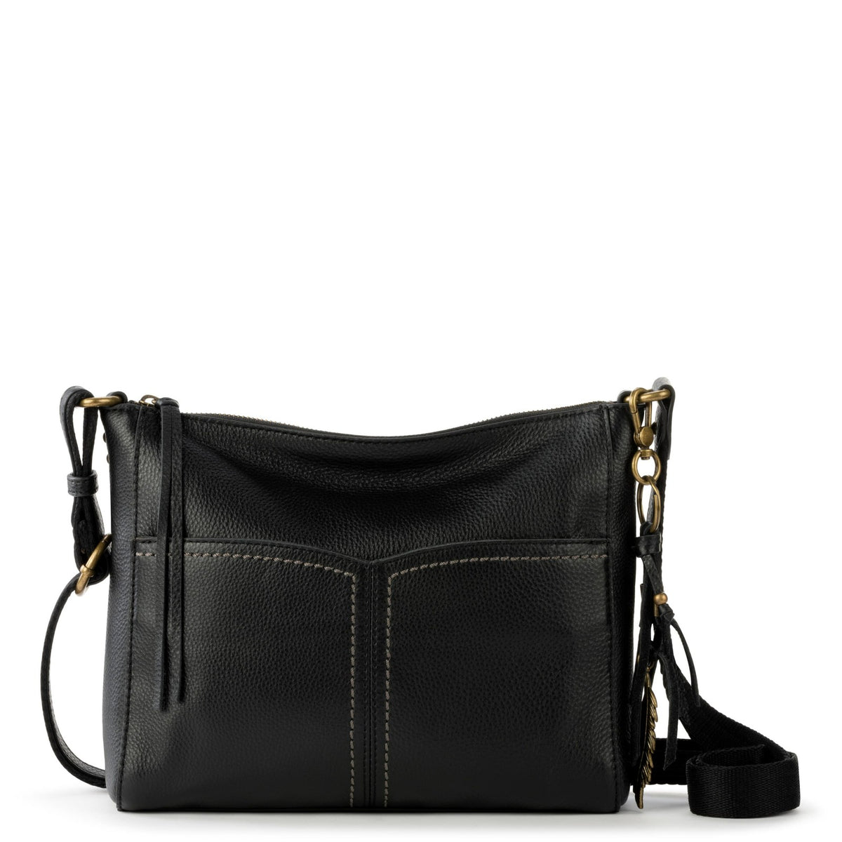 The Sak Alameda Crossbody Bag in Black Leather