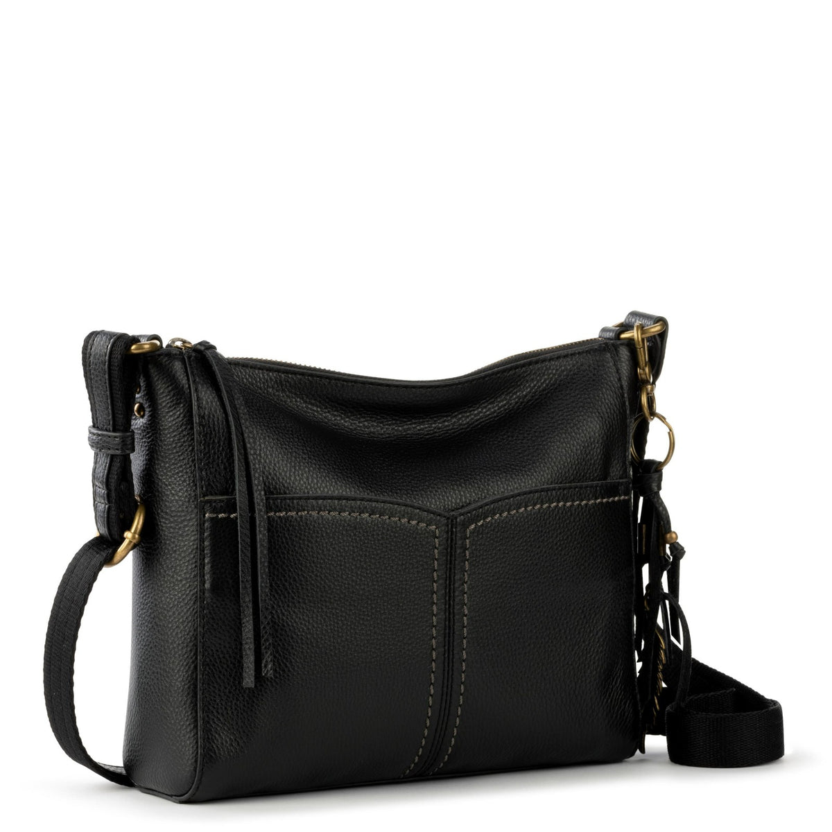 The Sak Alameda Crossbody Bag in Black Leather