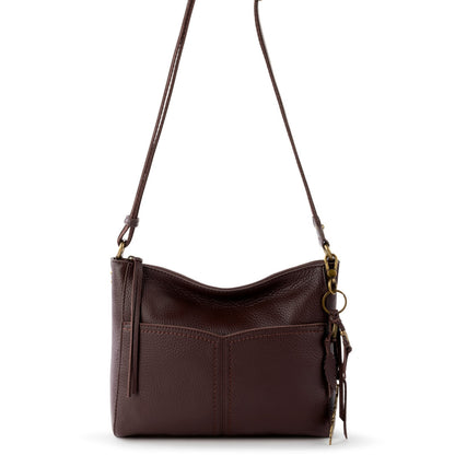 The Sak Alameda Crossbody Bag in Mahogany Leather