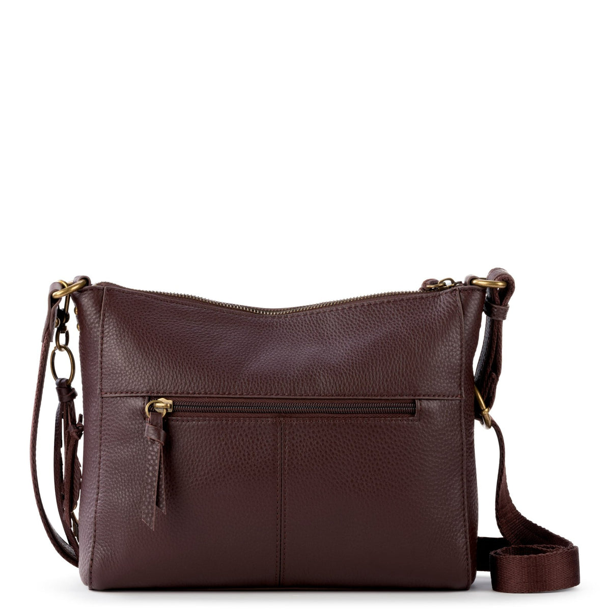 The Sak Alameda Crossbody Bag in Mahogany Leather