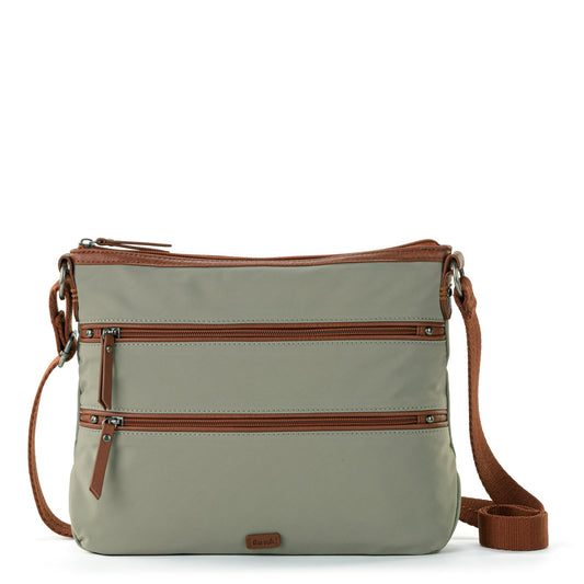 The Sak Esperato Crossbody Bag in Sage EcoTwill