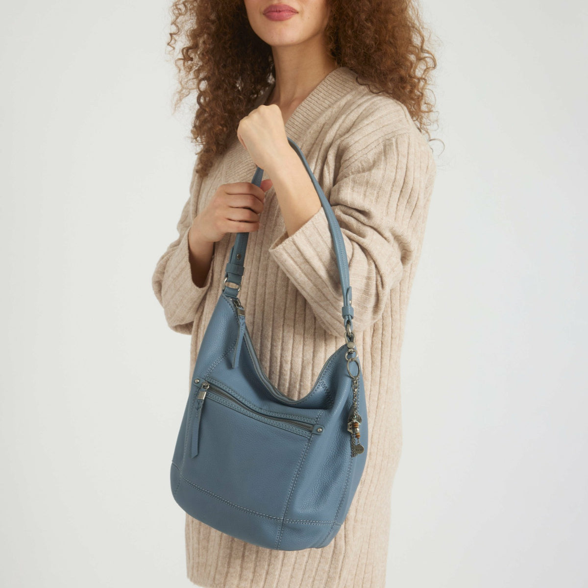 The Sak Sequoia Hobo Bag in Maritime Leather