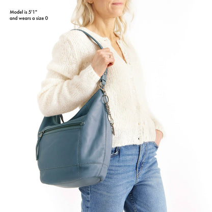 The Sak Sequoia Hobo Bag in Maritime Leather