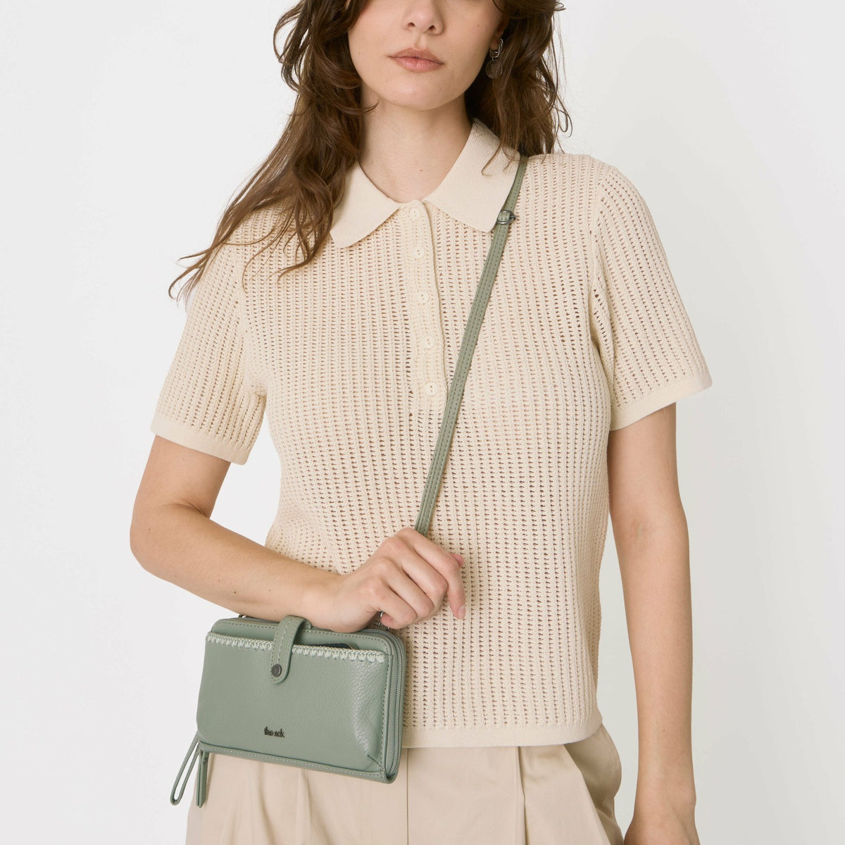 The Sak Iris Smartphone Wallet in Meadow Leather