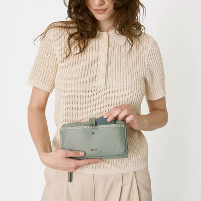 The Sak Iris Smartphone Wallet in Meadow Leather