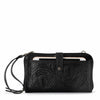 Black Leaf Embossed
