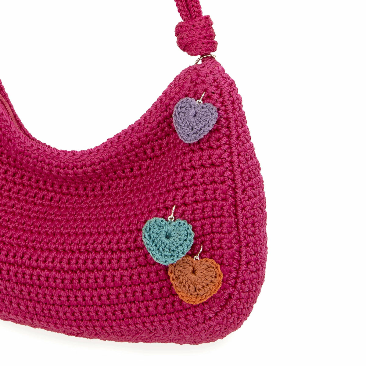 The Sak Yarnicharmz 5 Pack Charm in Hearts Crochet