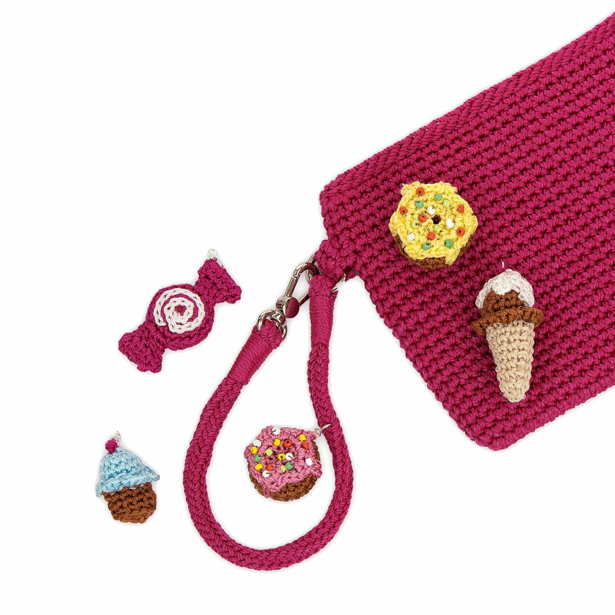 The Sak Yarnicharmz 5 Pack Charm in Sweets Crochet