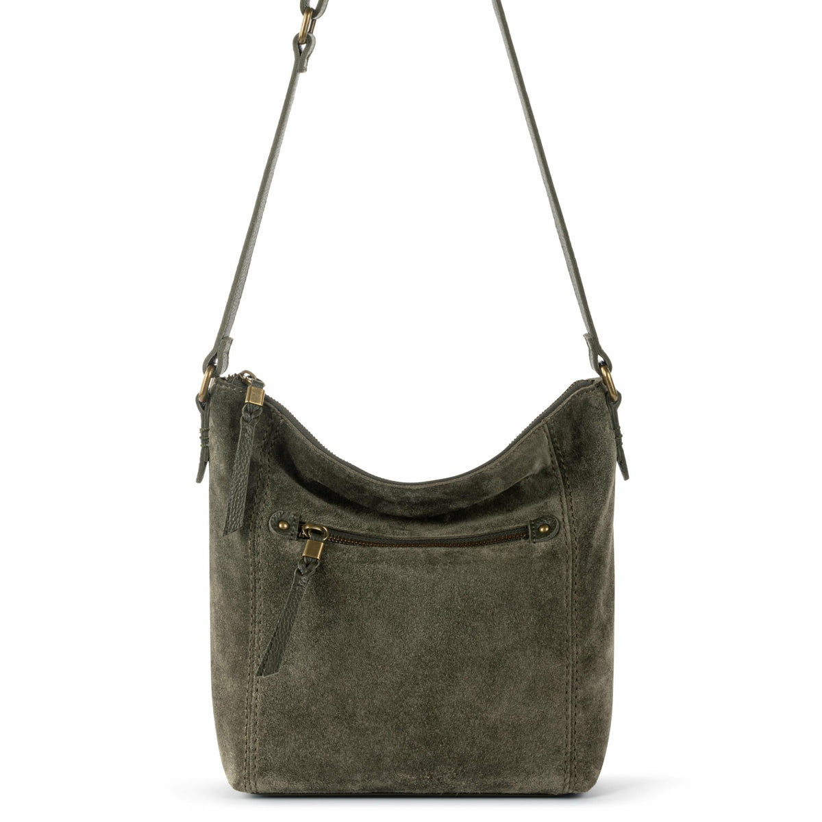 The Sak Ashland Crossbody Bag in Moss Suede