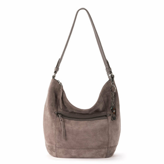 The Sak Sequoia Hobo Bag in Mushroom Suede