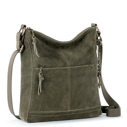 The Sak Lucia Crossbody Bag in Moss Suede