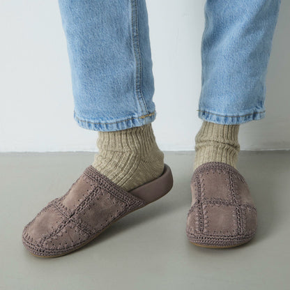 The Sak Bolinas Clog in Mushroom Suede Patch