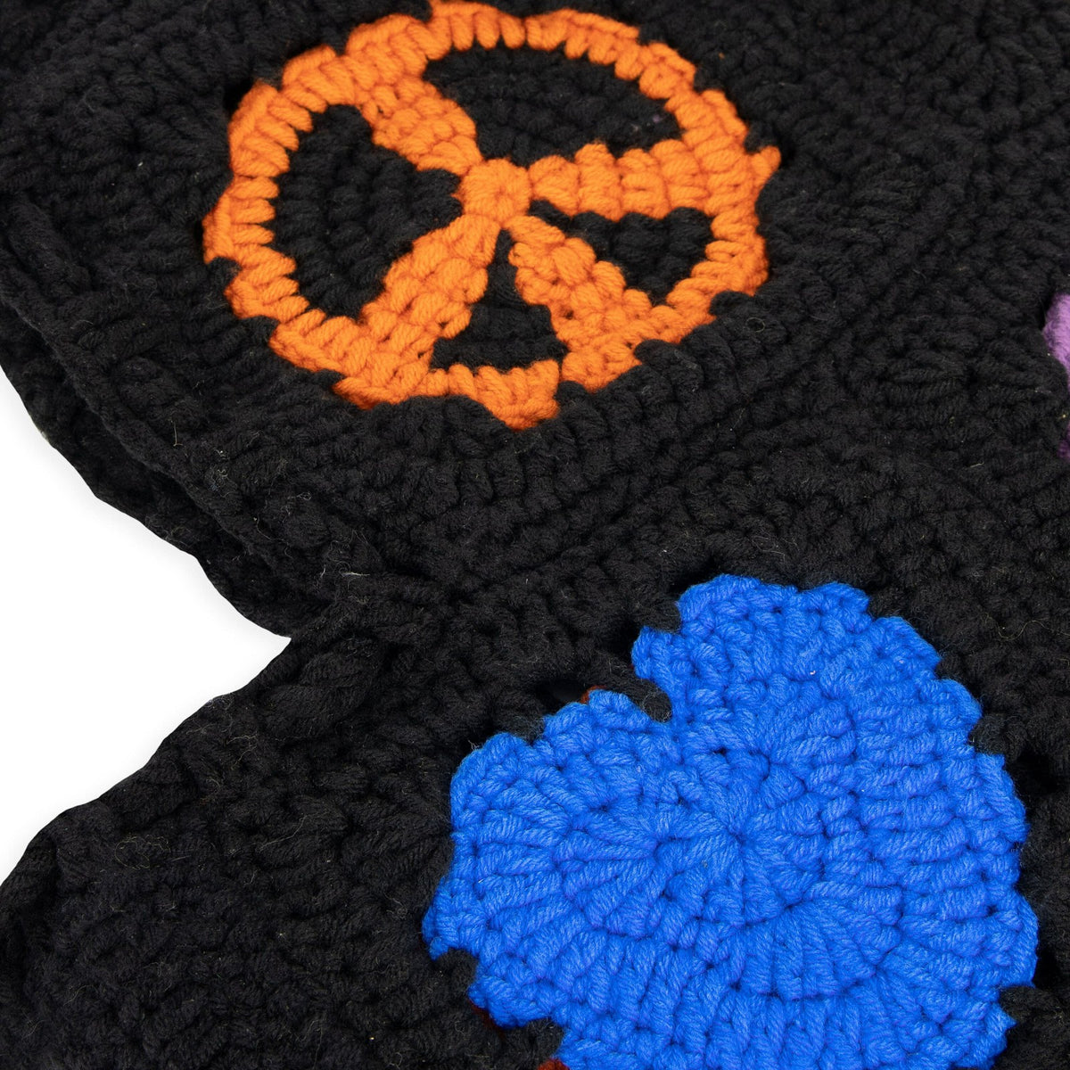 The Sak Haven Balaclava Gloves Set in Black Peace And Love Crochet