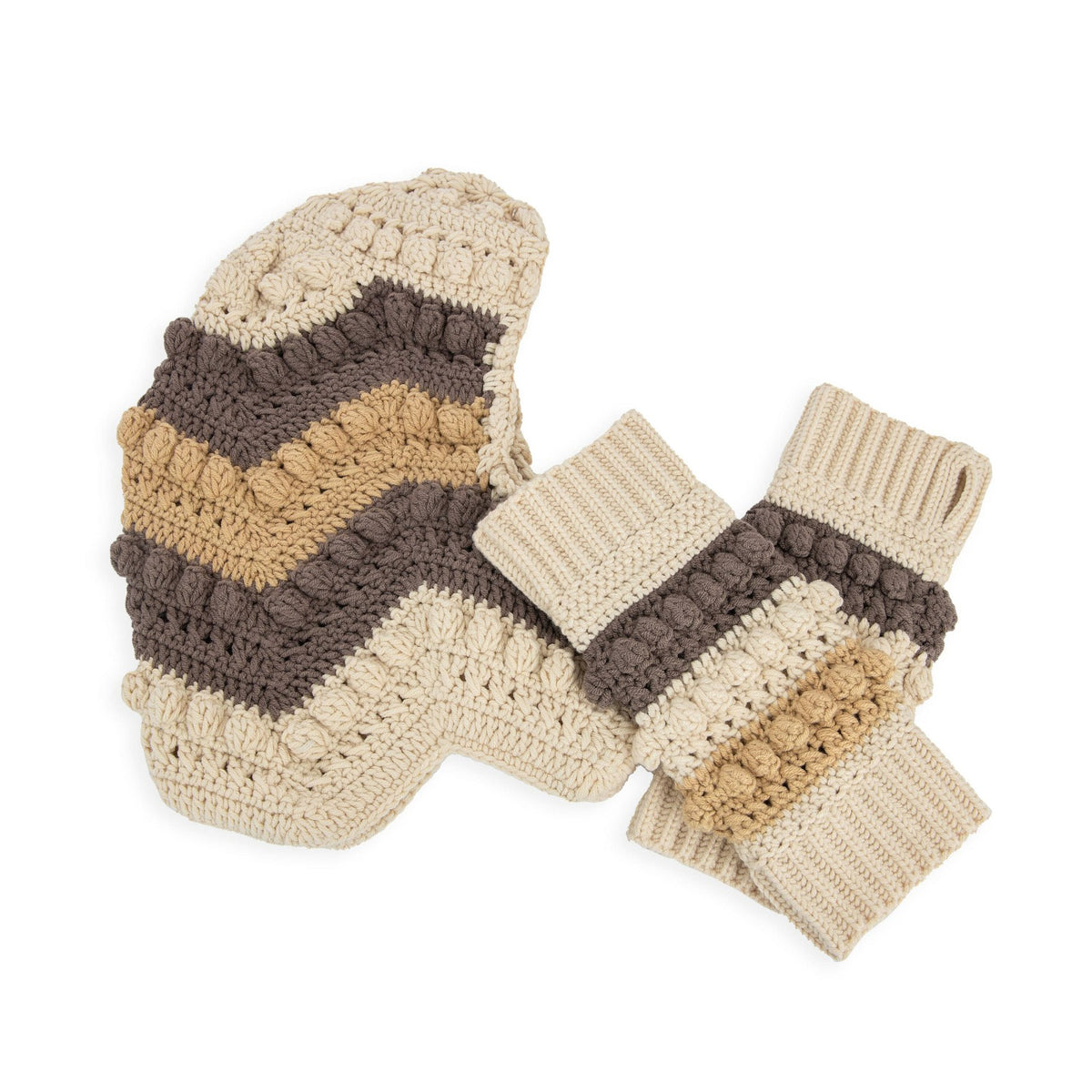 Neutral Multi,One Size,Hand Crochet