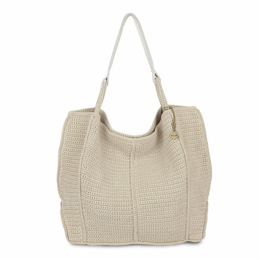 The Sak Los Feliz Large Tote Bag in Ecru Crochet