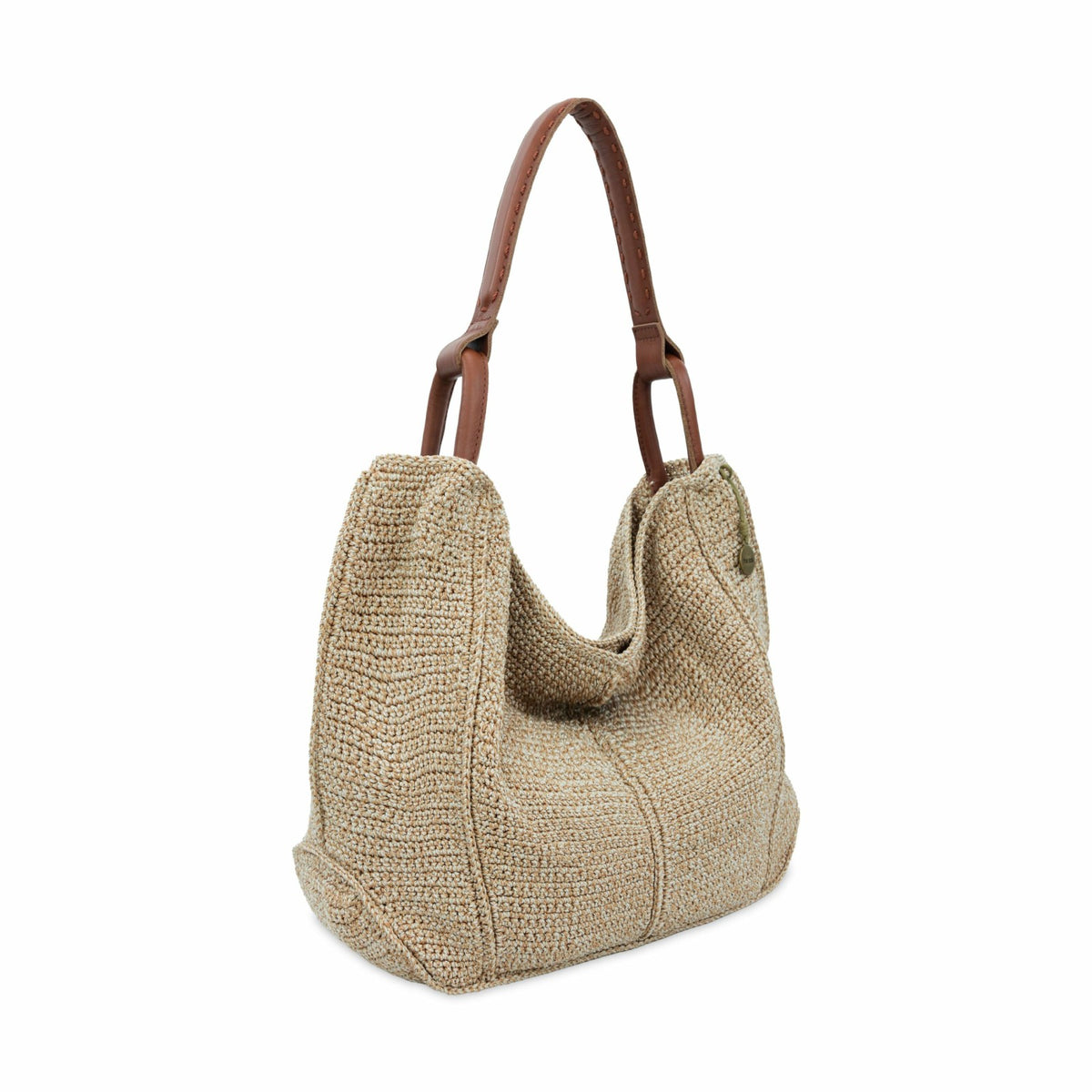 The Sak Los Feliz Large Tote Bag in Bamboo Static Crochet