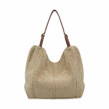 The Sak Los Feliz Large Tote Bag in Bamboo Static Crochet