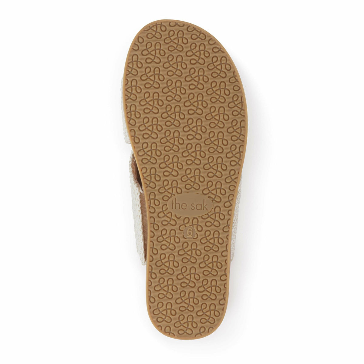 The Sak Penelope Sandal in Natural Crochet
